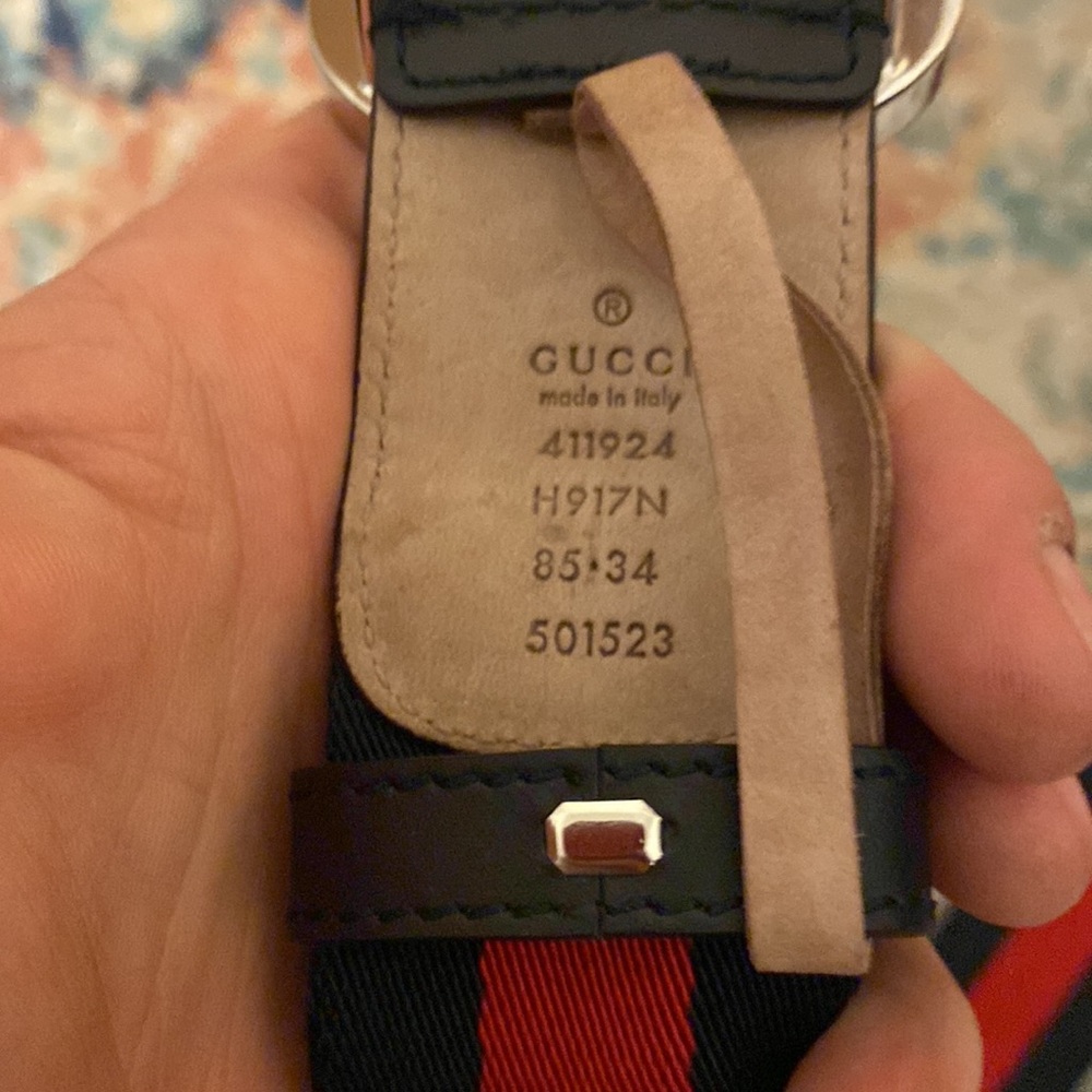 Authentic Gucci Belt(worn once) 34 - Picture 3 of 5